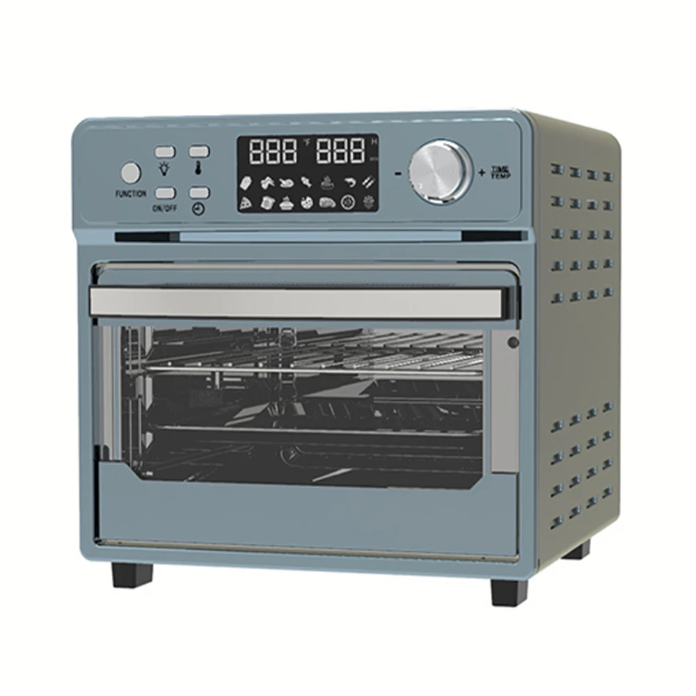 Household Multi-function Digital Electric Cooker Bread Bakery Hot Air Toaster Oven Oil Free Air Fryer Ovens with Rotissierie