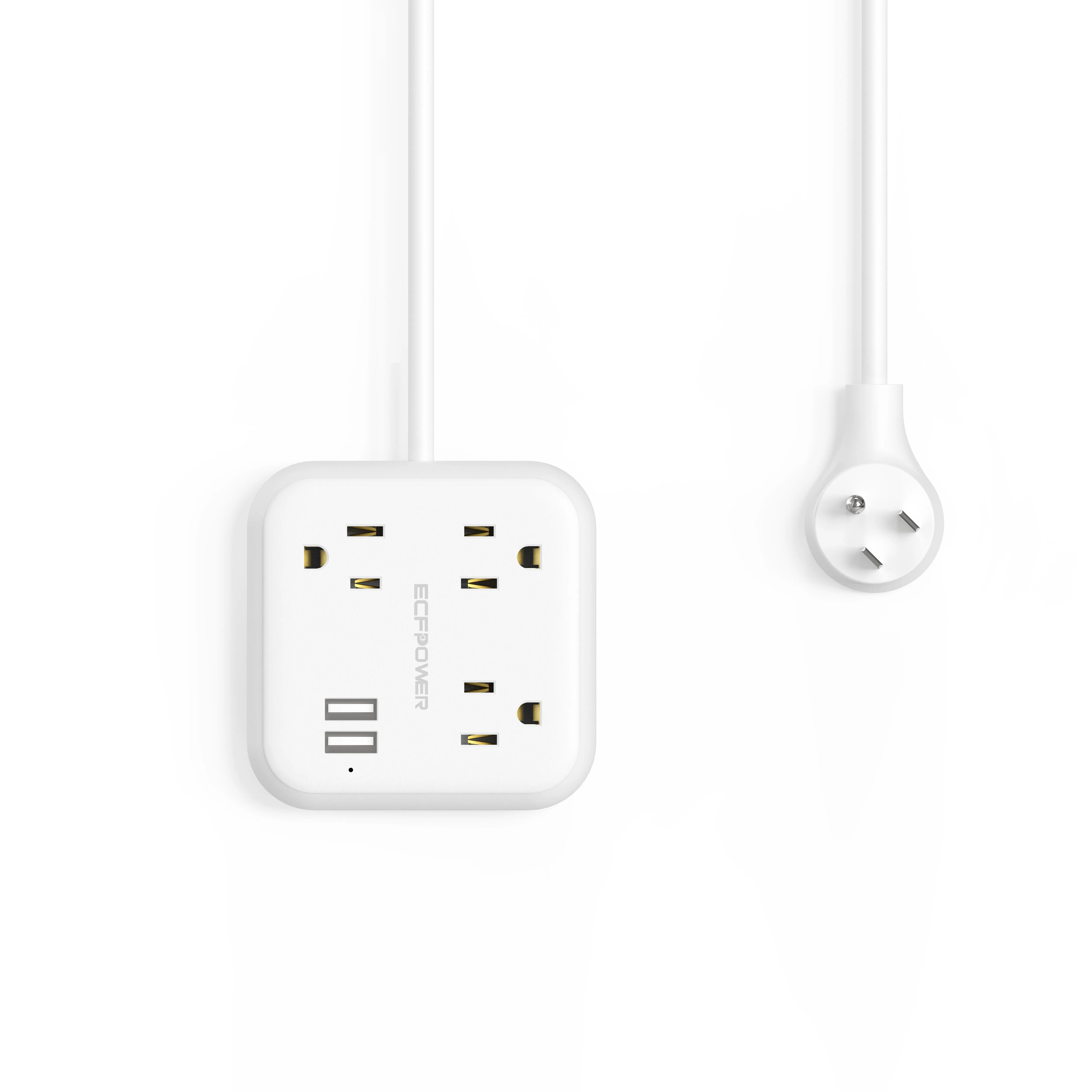 Сетевой фильтр с 2usb-портами 1Type-C pd18w 3 розетки портативный сетевой usb-портом для рабочего