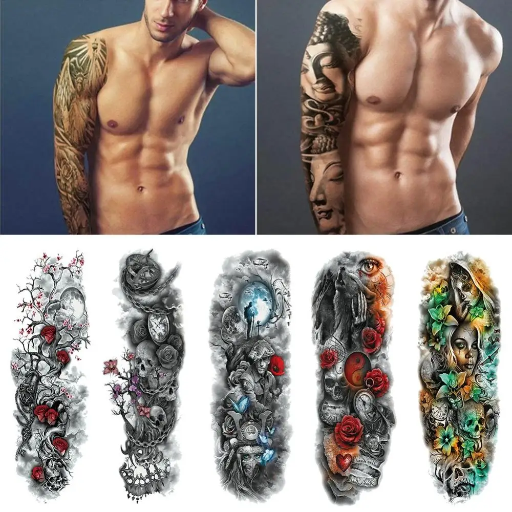 Wholesale Custom Adult Non-toxic Back Sticker Big Tattoo Custom