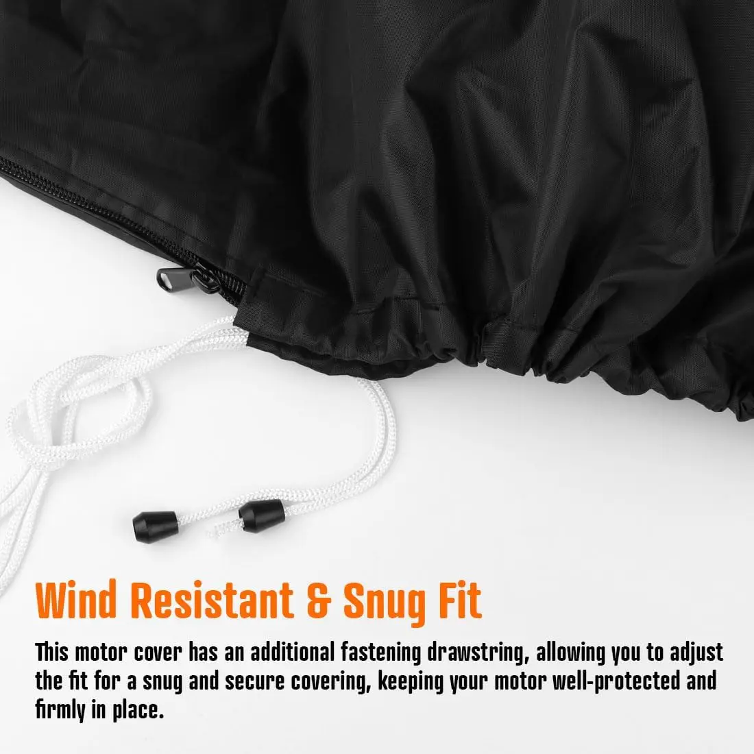 Heavy Duty Fade Resistant UV-proof Dust-proof Waterproof Outboard Motor Cover Outdoor Boat Engine Hood Covers