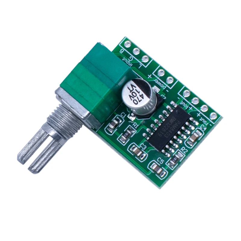 AEAK PAM8403 Mini 5V Power Audio Amplifier Board 2 Channel 3W Volume Control / USB Power PAM8403 Mini 5V
