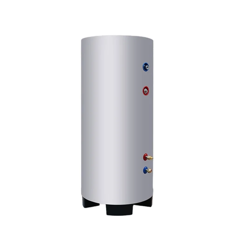 France ERP  Stainless steel   100L  200L 300L  buffer tank  with Heat exchanger  For Hot Water  and Heat Pump
