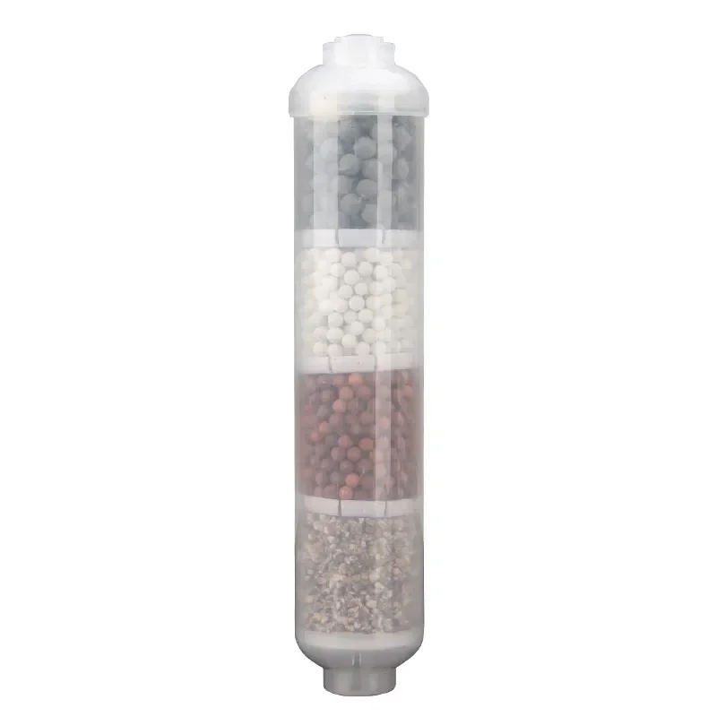 4 in 1 Water Purifier Filter Cartridge Carbon Mineral Tourmaline Far Infrared Ball filter inside Inline Alkaline Filter
