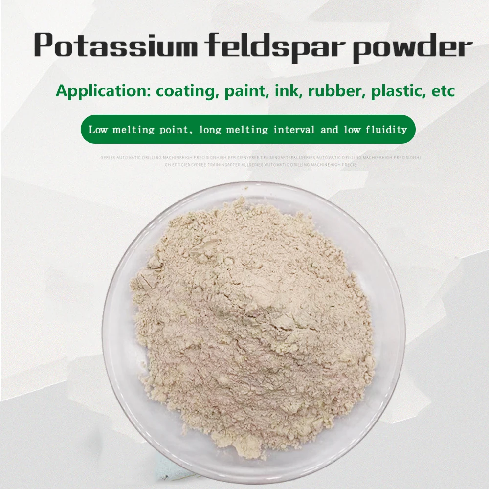 Chinese Suppliers Supply Fine Powder 200 Mesh Potassium Feldspar Powder Ceramic Glaze Added Flass Manufacturing