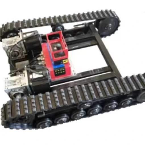 Suv triangle tracked vehicle mini tractor rubber track robot chassis  underca rugged terrain conversion system