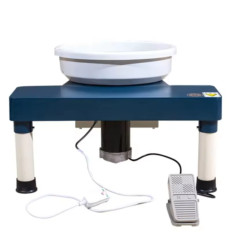 750W Professional Manual Pottery Wheel Machine DIY Clay Molding Tool