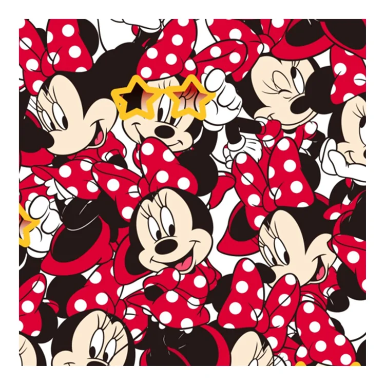 
Custom Cartoon Flower Print Fabric Cotton Digital Printing Dress Fabric Manufacturer Printer Twill Fabric For Bed Sheets 