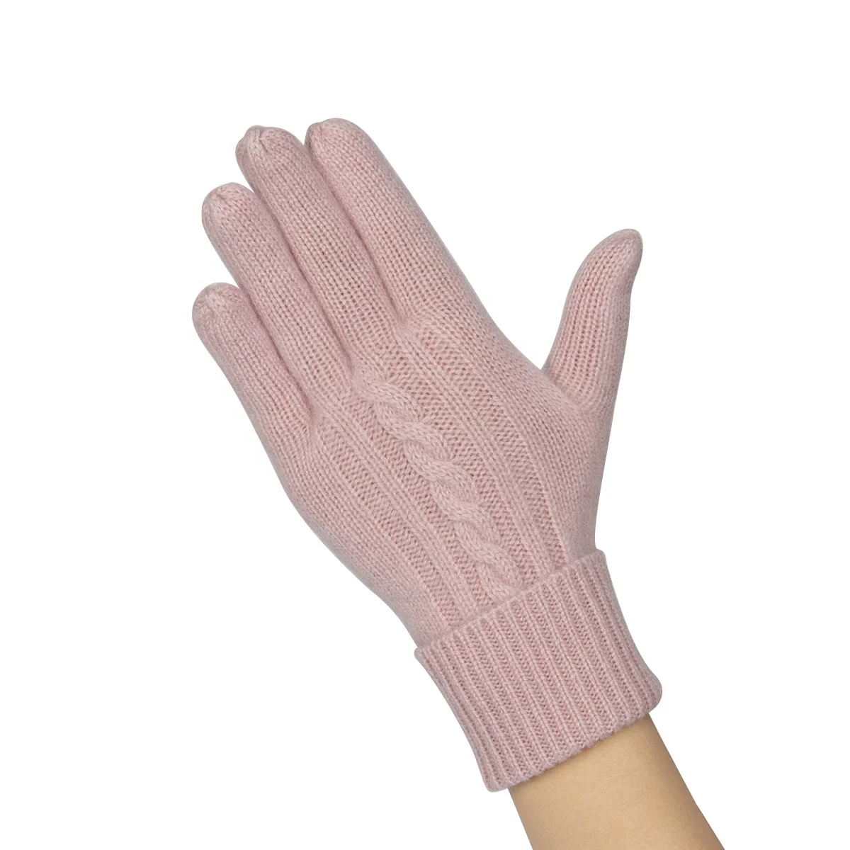  Wholesale Custom Ladies Cheap Cashmere Gloves Warm Fashion Winter