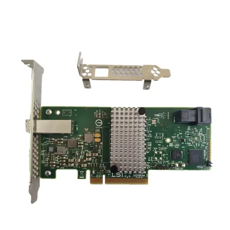 Original 4 port ext/4 port int sas controller card hba sata LSI00348 LSI SAS 9300-4i4e HBA H5-25515-00