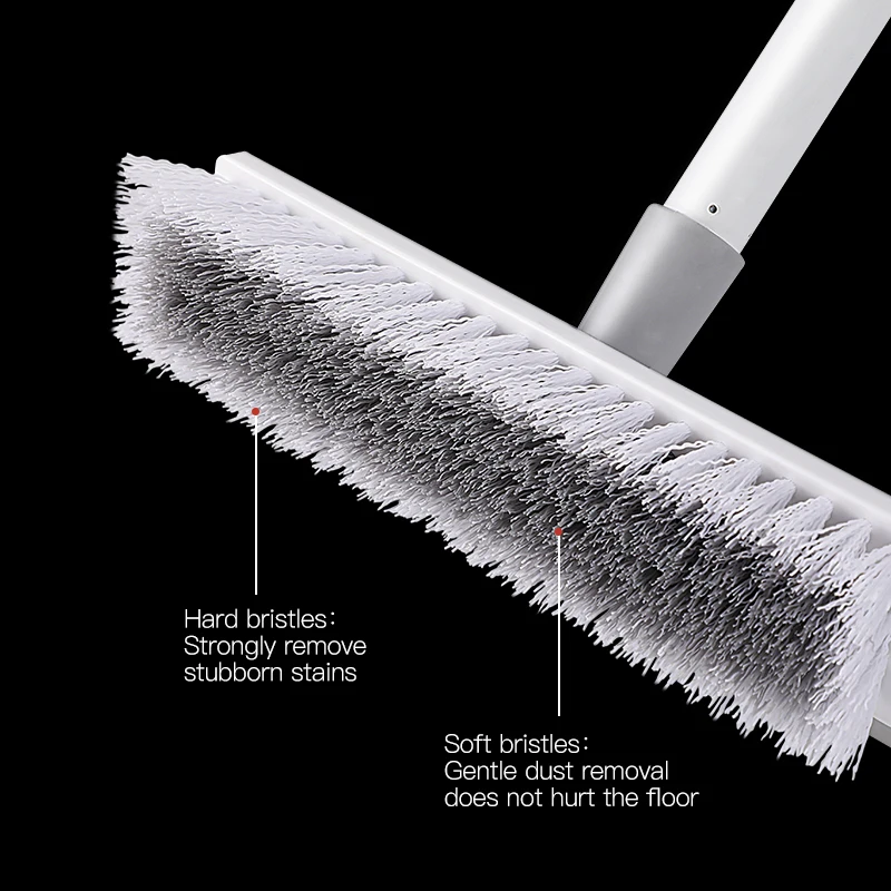 Jesun Hot Sale Soft Plastic Ceiling Brooms Wholesale Floor Scrub Brush with Long Handle