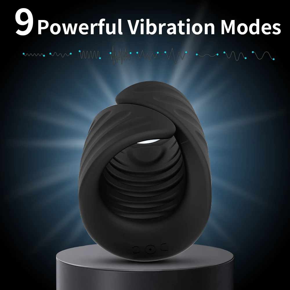 Dildos for man cock ring Vibrator dildos for men Massaging  Delay Ejaculation Ring Toy For Men