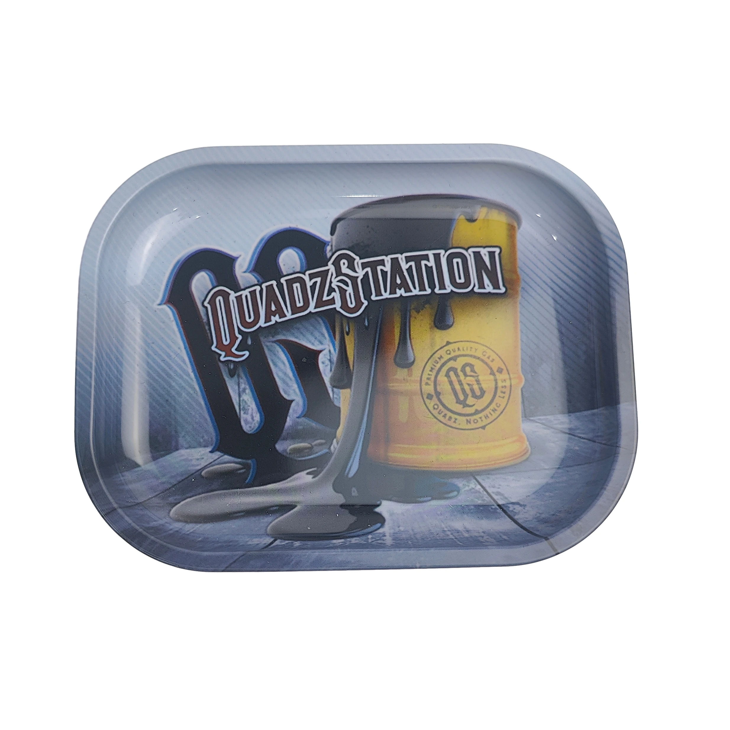 Factory Wholesale Hot Sale Custom Tin Rolling Tin Tray Metal Serving Tray with Magnetic Lid