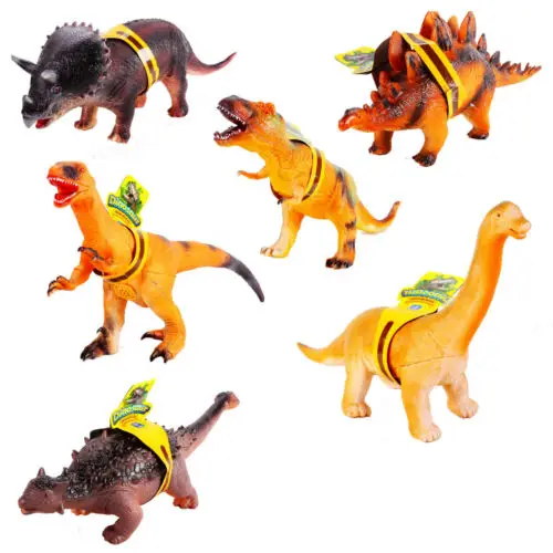 
36cm large soft rubber foam filled dinosaur toy action character with roaring sound, can customized Ball bath fizzer bath bomb 