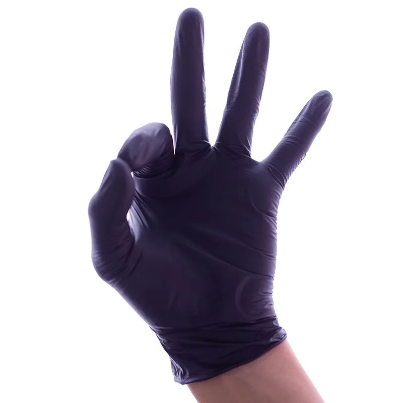 Best Quality China Manufacturer Blue High Risk Latex Hand Gloves Astm Approvednox Of 50