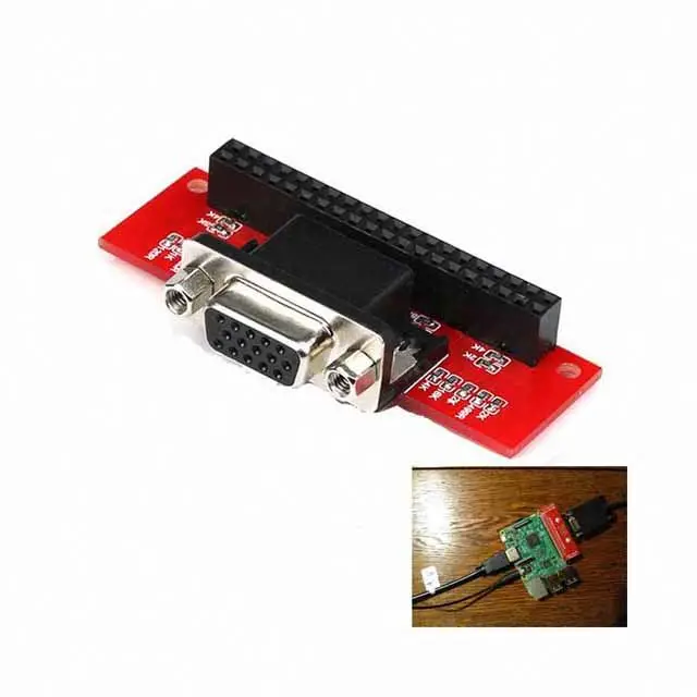 A23-- EP-0073 VGA666 Gert-VGA Adapter Board Module GPIO To VGA for Raspberry Pi 3B / 2B / B+