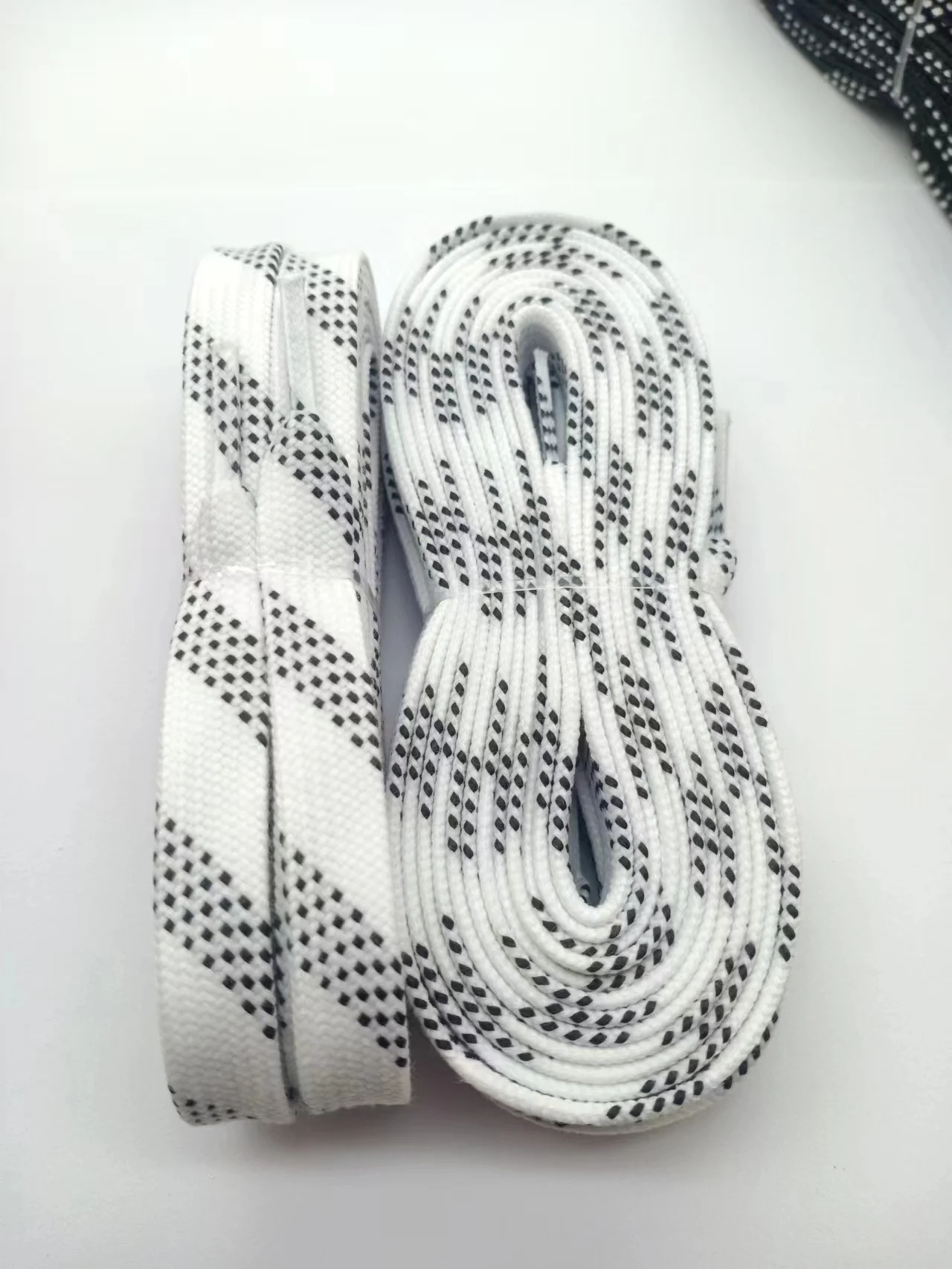 Ice Hockey Shoe Laces 84 96 108 120 Inch Double-layer Woven Waxed Ice Hockey Shoe Laces Hockey Accessories