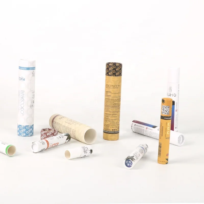 Custom design cigar wrapping paper tube