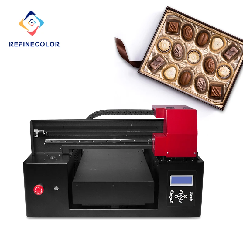 Refinecolor Inkjet Printer Latte Art Printing Michine Edible Food Printer Coffee Cake Printing Machine