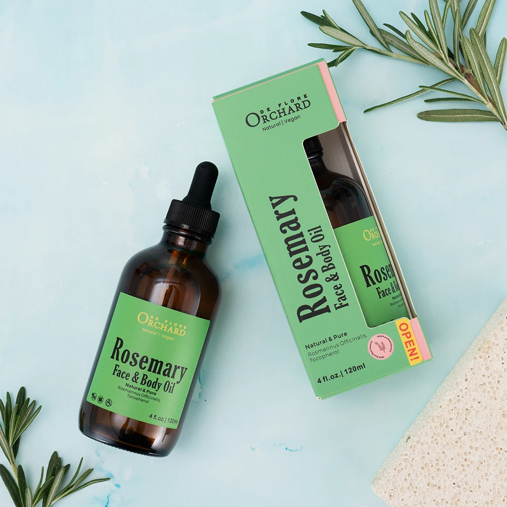 Custom Logo Rosemary Oil  Face Massage Nourishes The Skin Rosemary Essential Oil
