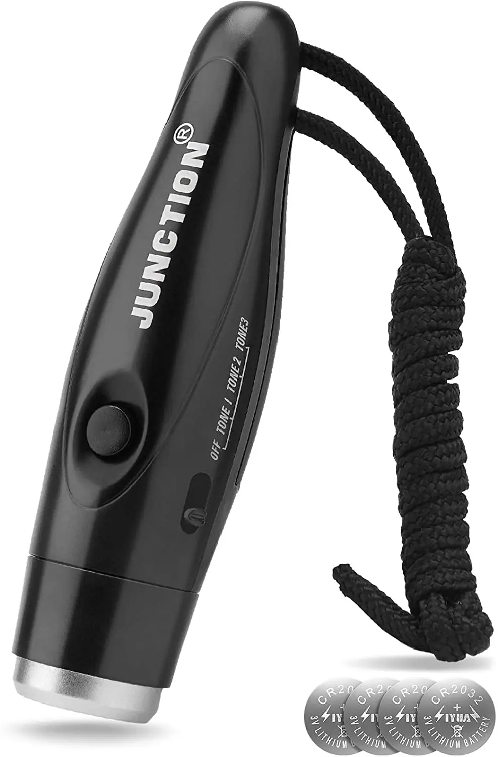 Wholesale High Quality 3 Tone Custom Electronic Whistle High Frequency 125DB Outdoor Survival Electronic Whistle