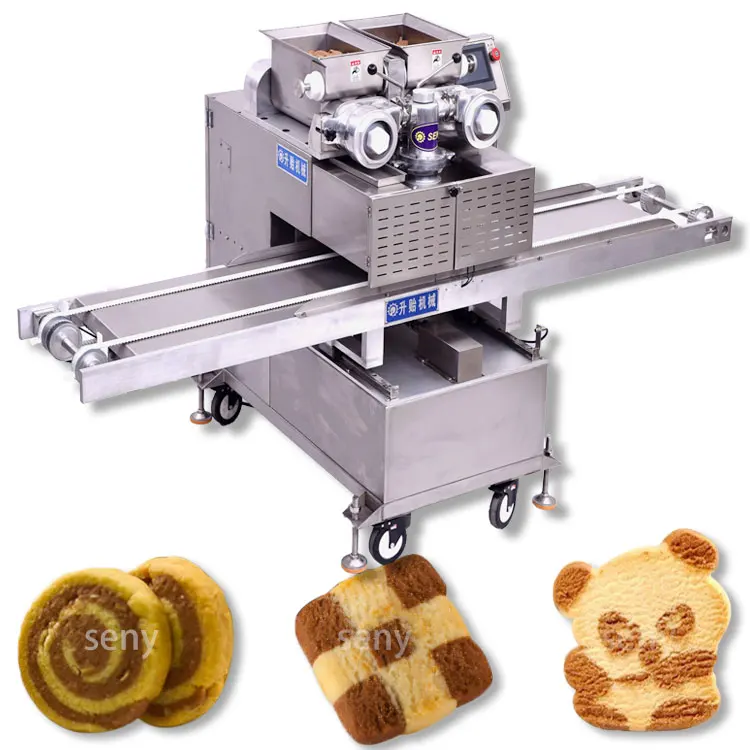Automatic Commercial Cookie Encrusting and Tray-arranging Forming Machine Biscuit Making Machine
