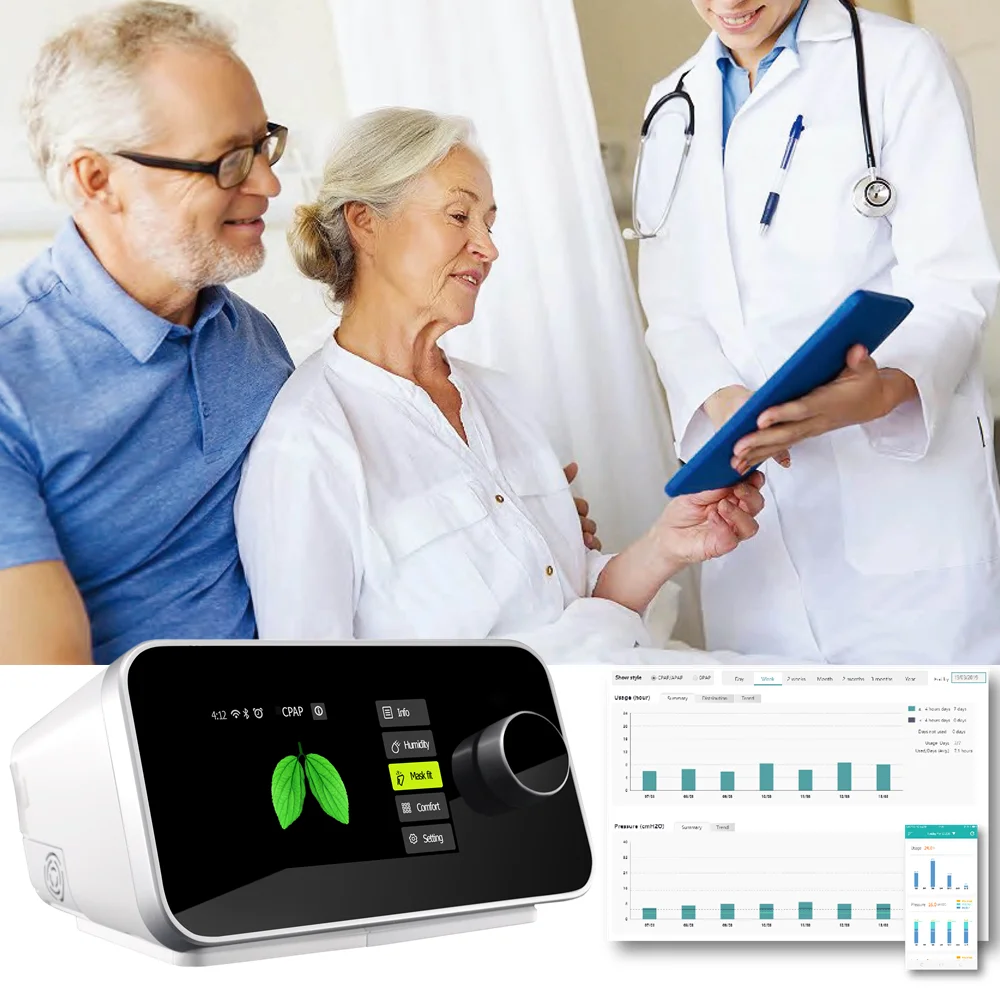 New Orignal CPAP Treatment Machine Mini CPAP Anti Snore Sleep Massage Relaxation For Breathing cpap resmed