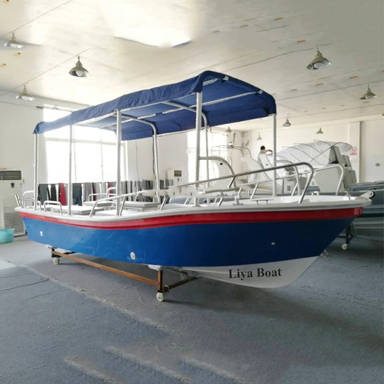 China boats &ships 19feet transport boat passenger with outboard engine for sale