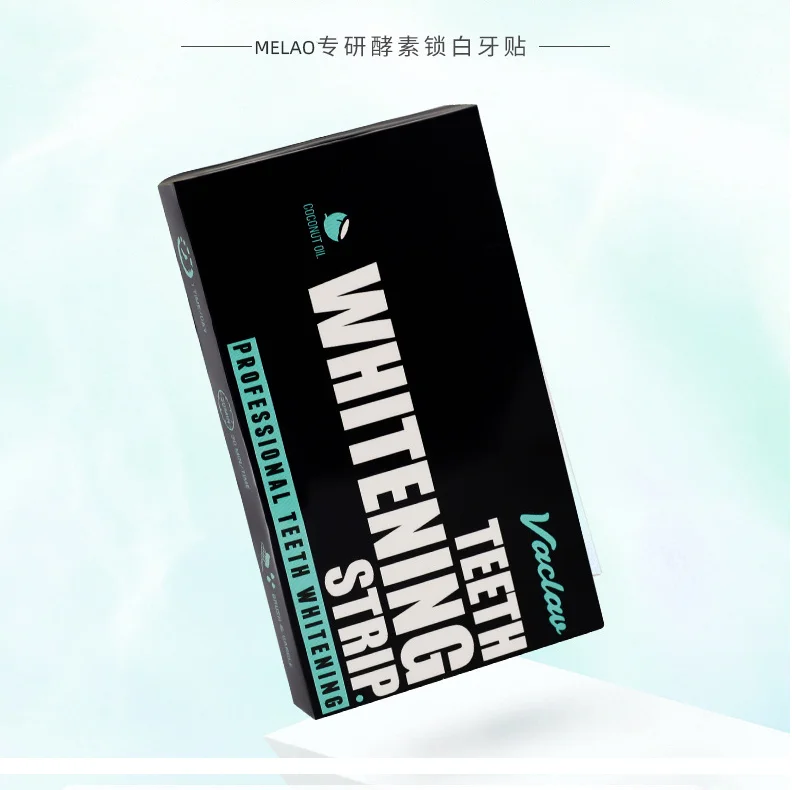 China factory Professional All Natural Wholesales Teeth Whitening Tooth Strips 3d Private Logo Coconut Activated Charcoal
