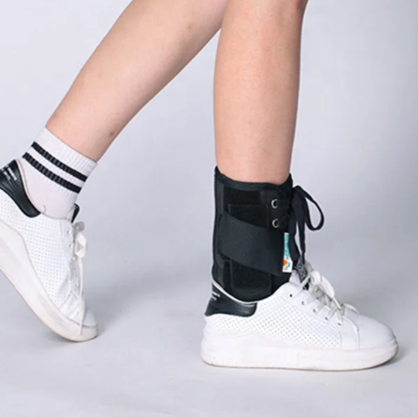 
Lace Up Ankle Brace Ankle Foot Orthosis for Ankle Sprain Fracture Injury 