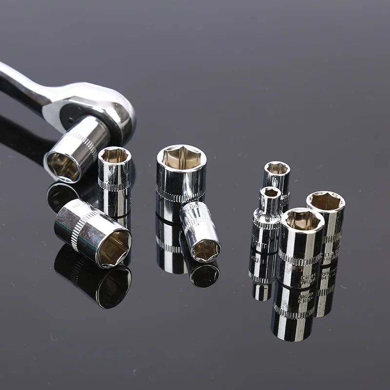 108PCS vehicle tools ratchet wrench combination hand tools auto repair professional tool box socket wrench set