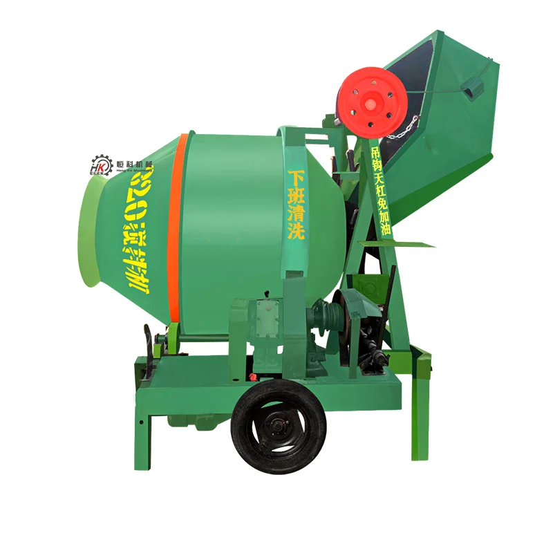Double round stabilized soil mixing station for drum mixer, tank truck unloading and construction engineering