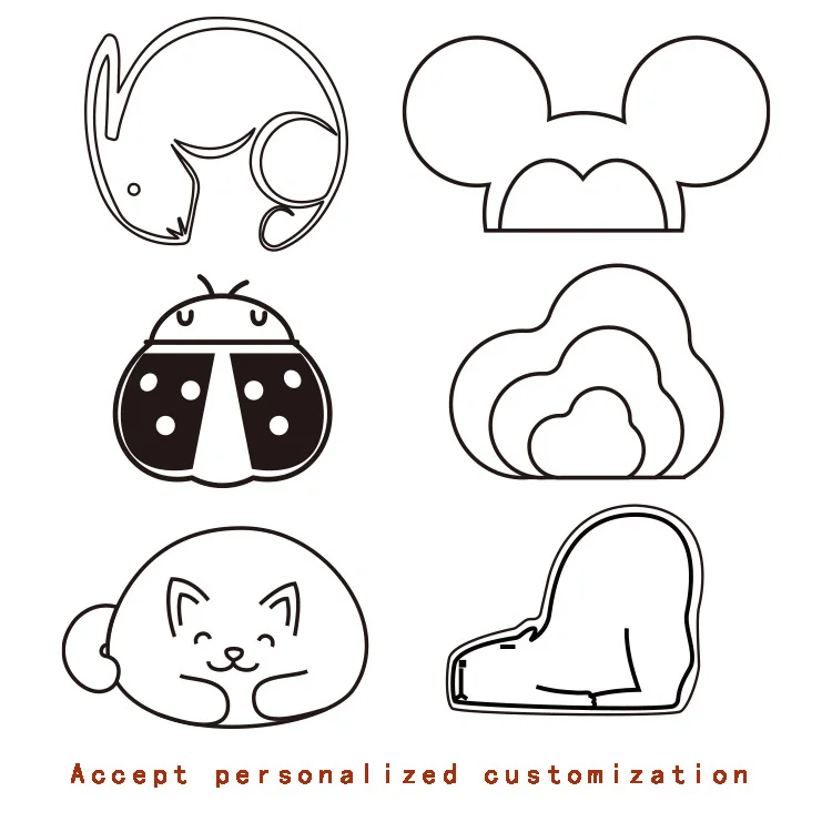 YIYI simple large hair claw rectangle hollow hair clip claw shark acetate claw clips hot sale