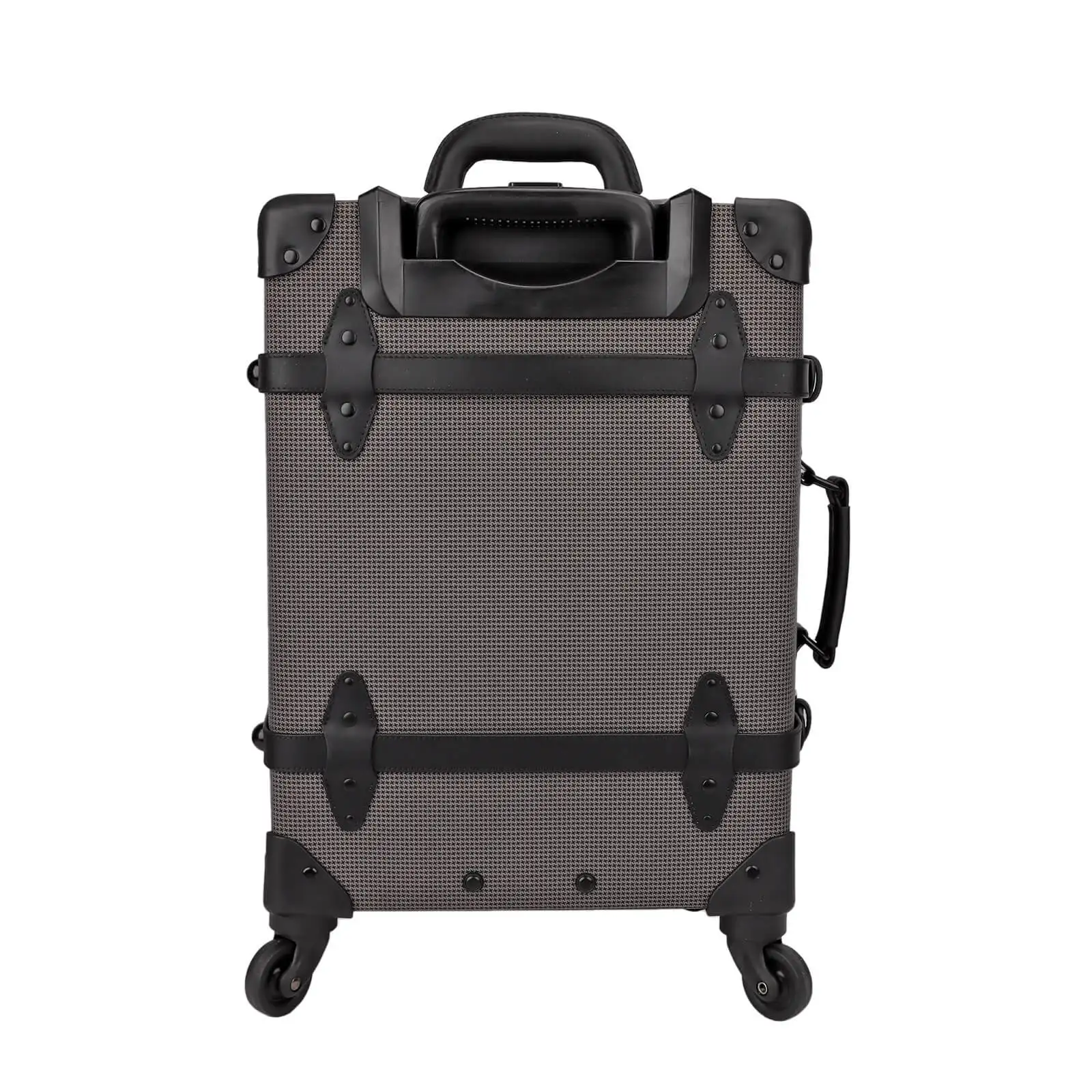 BSCI factory grs RPET fabric Luggage sets Travel 3 piece recycle trolley set spinner wheels trunk suitcase vintage style