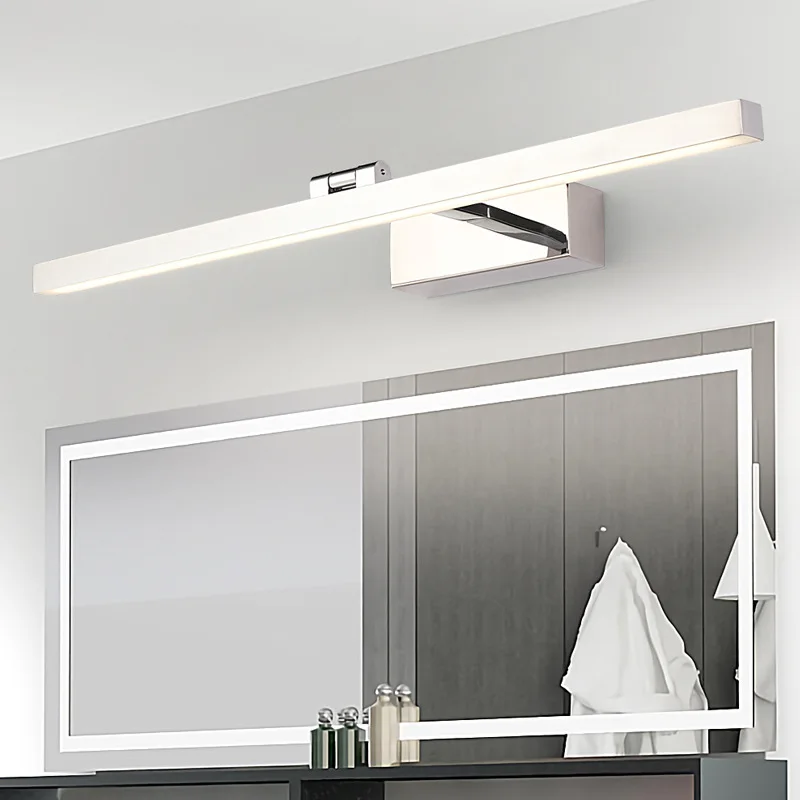 Modern LED Bathroom Wall Lights Lamp Hotel Waterproof and Anti-Fog Lighting Mirror