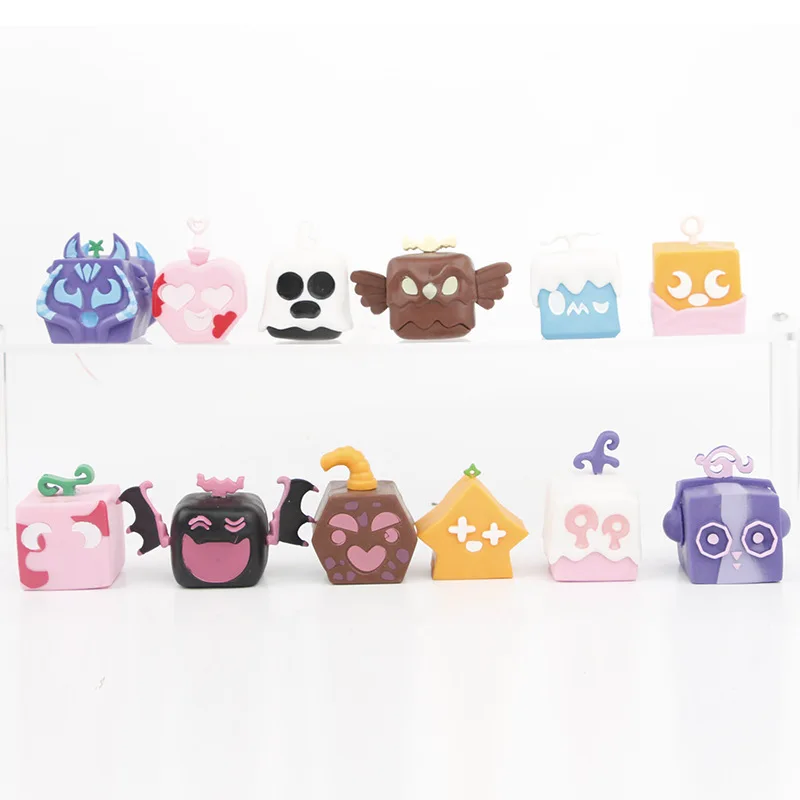 4cm 12 pcs set PVC blox fruits Action Figure