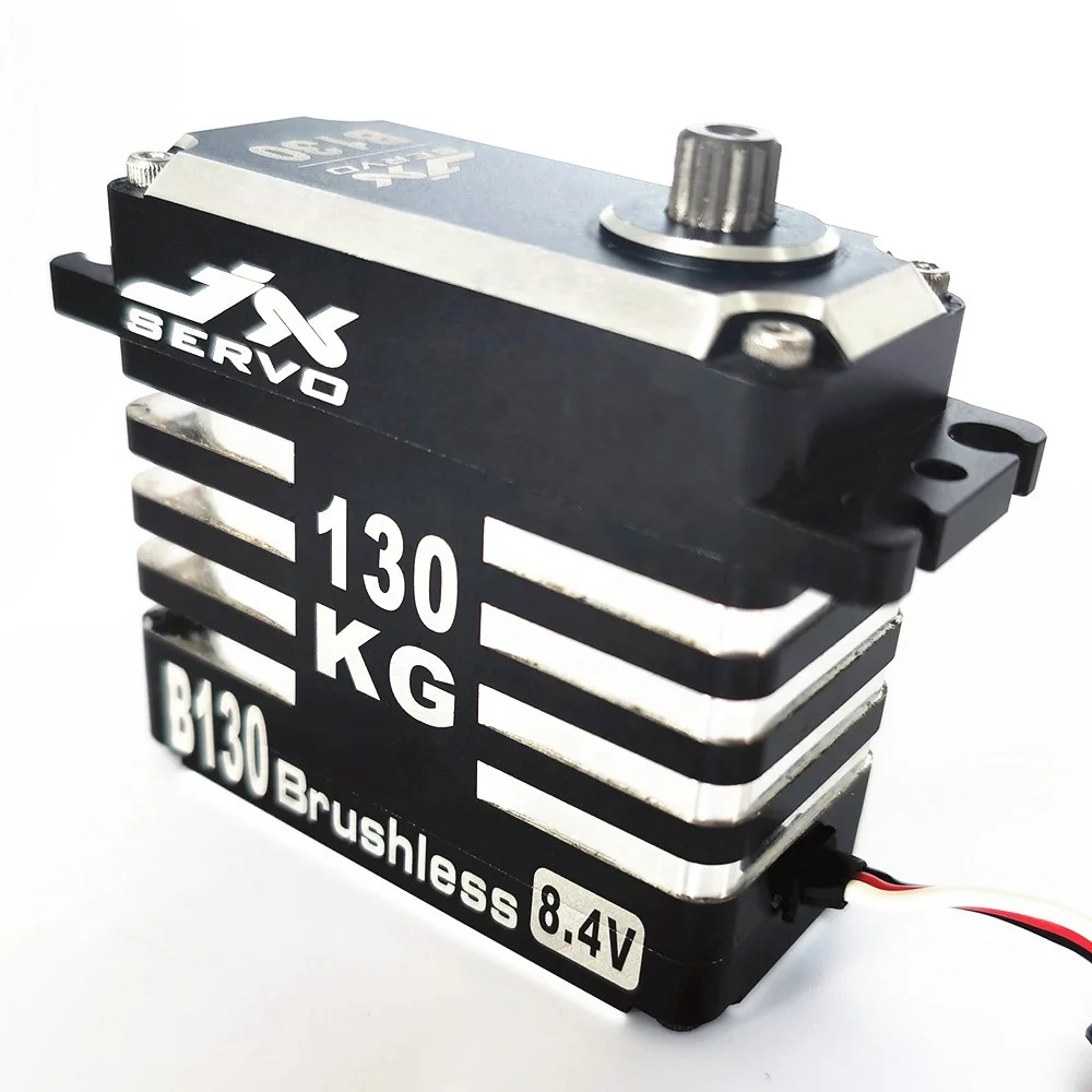 
JX B130 High Voltage 130kg torque brushless servo 