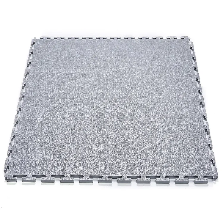 
Waterproof pvc tiles anti-slip easy clean warehouse heavy duty garage floor mat 