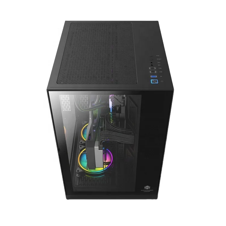 JNP-C702 высокое качество хороший OEM pc настольный башенный лучший игровой чехол для компьютера