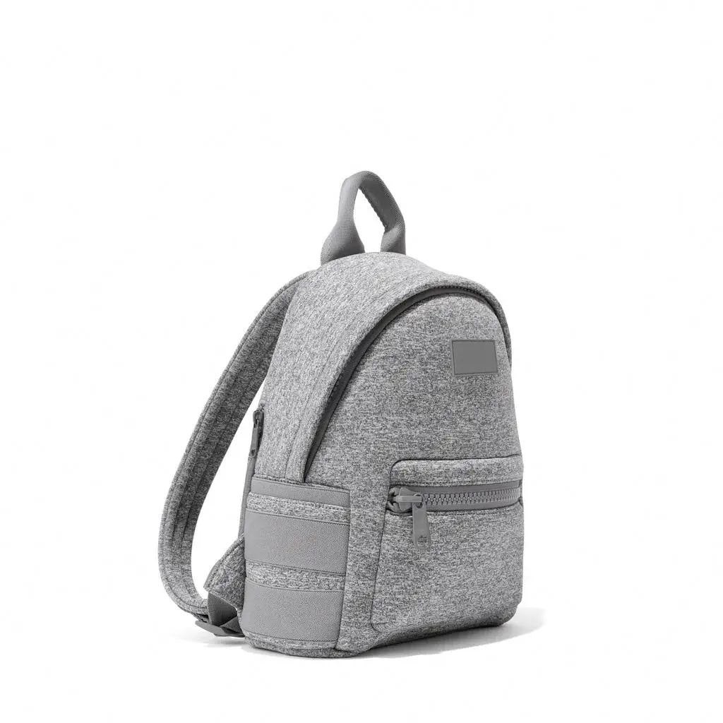 Manufacturer Custom With Logo Soft Fashion Casual Ultralight Small Mini Travel Waterproof Rubber True Neoprene Backpack