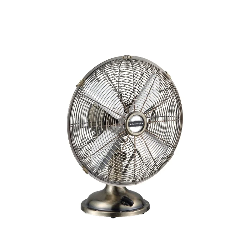 Retro Desk Fan  Elegant Small Metal Air Cooling desk fan