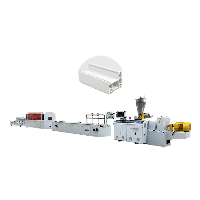 
Factory directly supply pvc window profile door board extrusion line/ wpc profile making machine/ plastic ceiling panel machine 