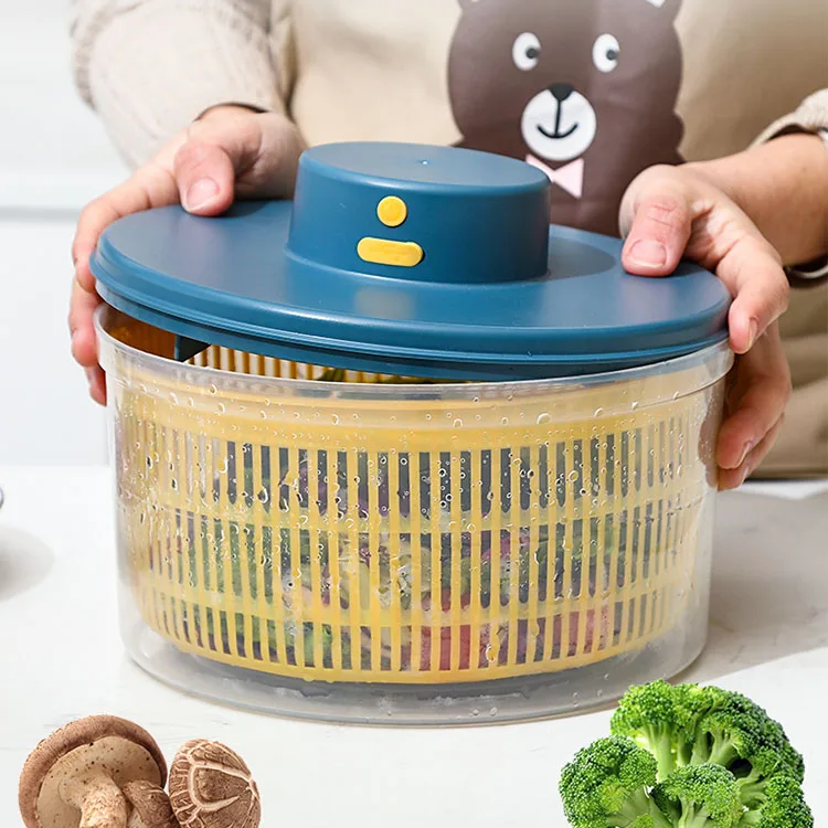 small colander manual tools Salad Spinners handle industrial electronic