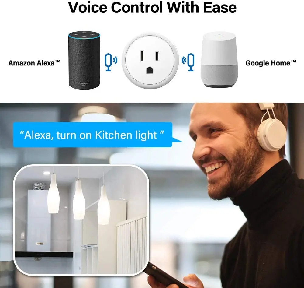 Беспроводной стандарта ЕС США Великобритании Wi-Fi умная розетка Alexa пульт дистанционного управления Tuya Главная сила мини электрический 10a 220v smart