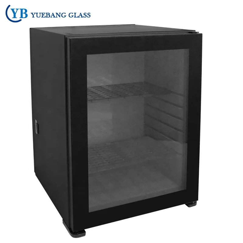 Бесшумная стеклянная дверь, мини-холодильник для гостиничных комнат с функцией защиты от запотевания