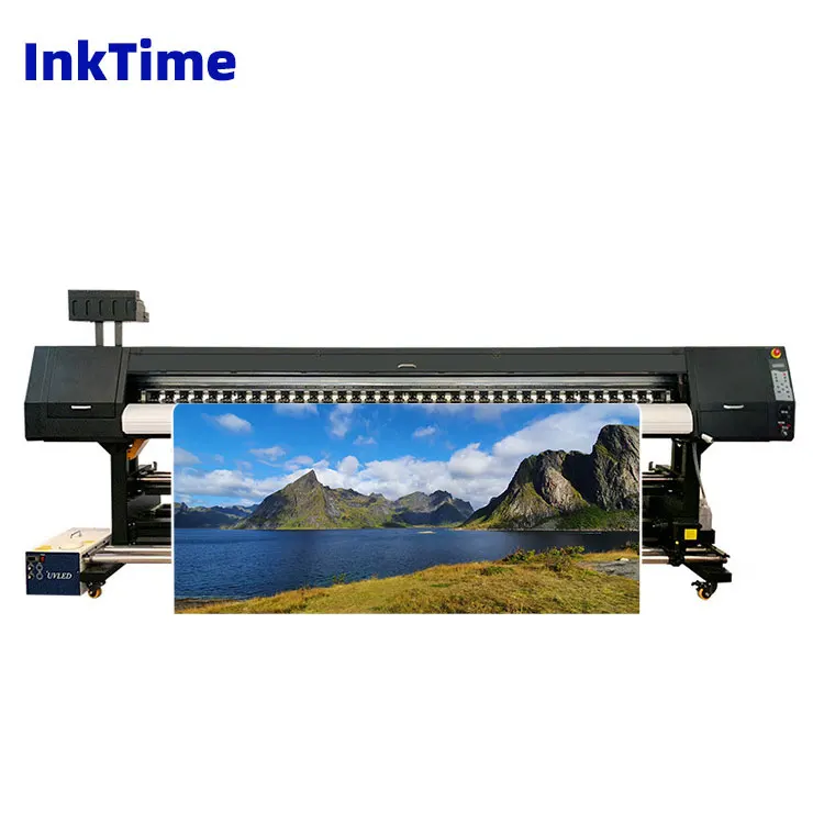 IT-E1802 1.8m dx5 Double print head 4color CMYK eco solvent continous inkjet printer