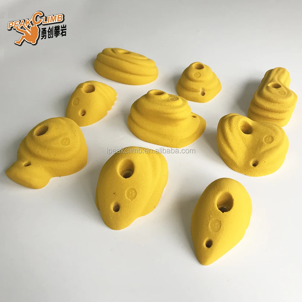 
sturdy construction rock climbing holds 