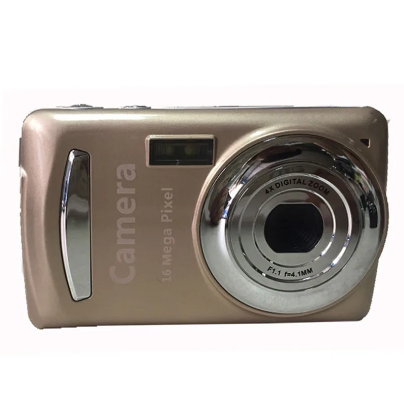 HD 720P Цифровая видеокамера, 16 мегапикселей одноразовая детская камера с 2,4 дюймовым TFT-дисплеем и 4-кратным цифровым зумом