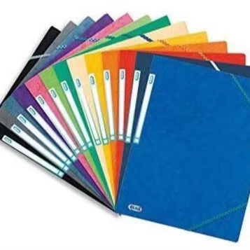 office stationery   paper file folder with elastic closures