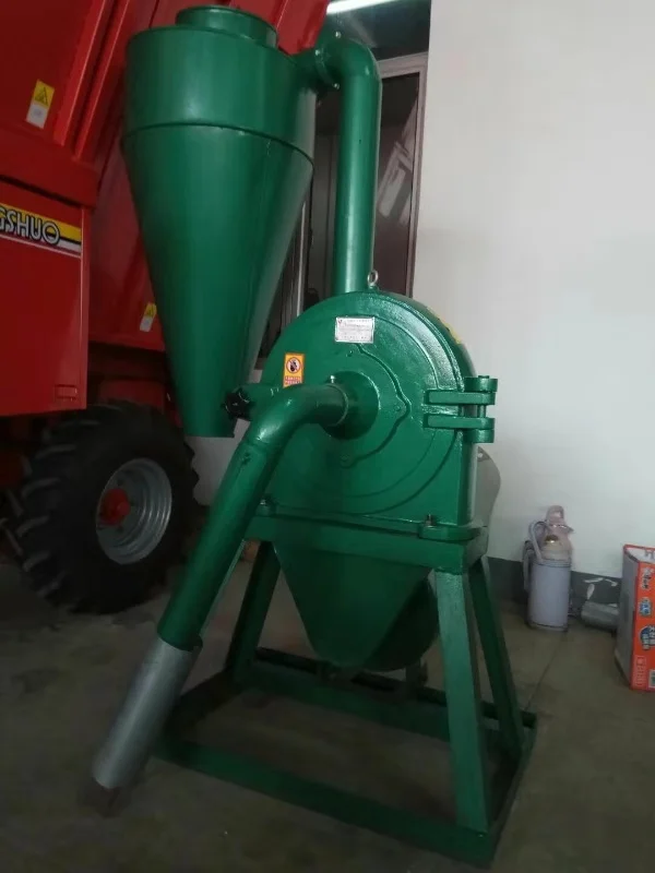 Factory price automatic animal crusher mixer grinding mixing machine for chicken poultry farm feed mill small feed system