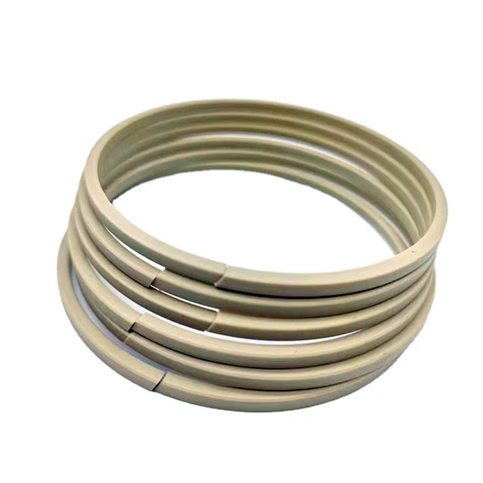 PEEK piston ring seals for compressor